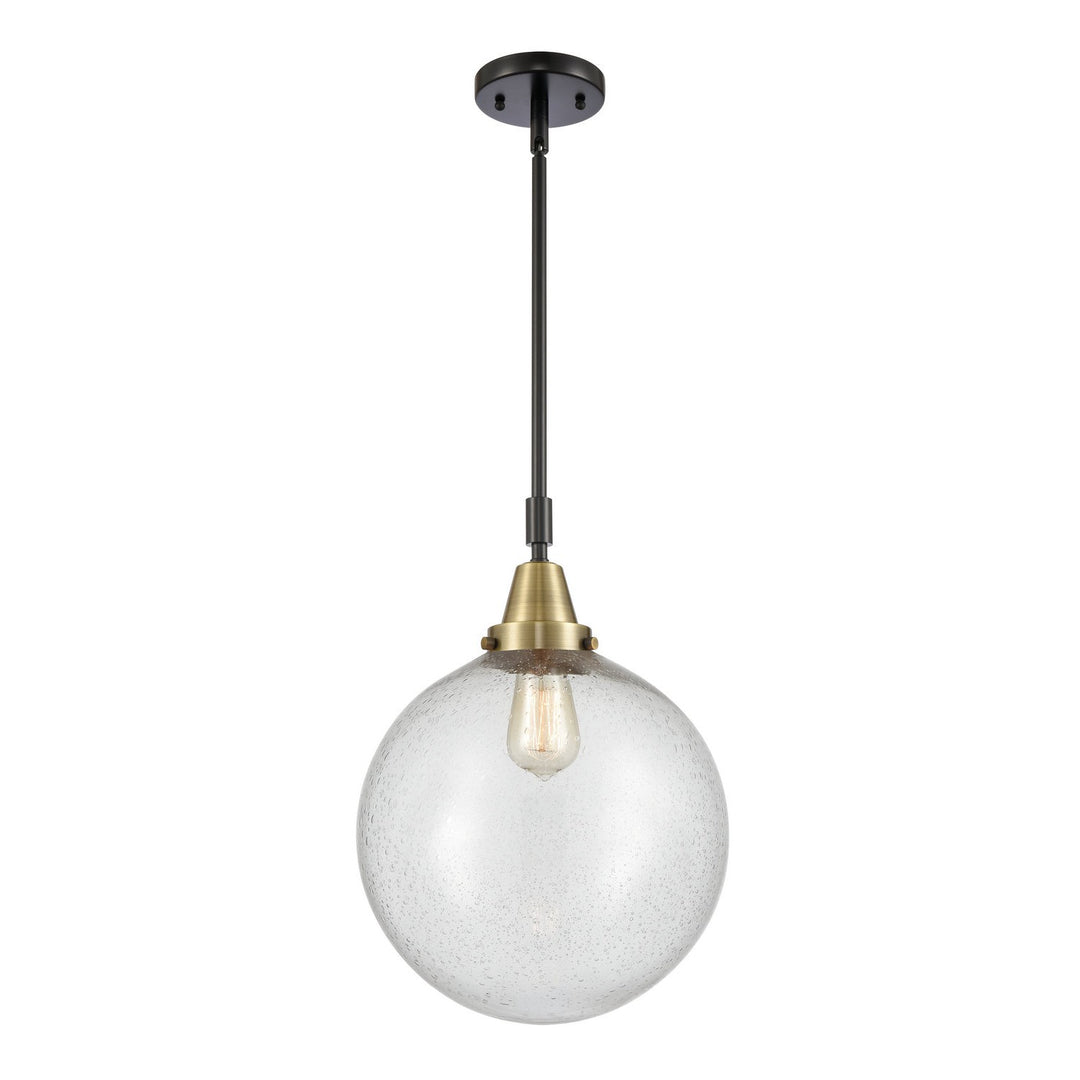 Innovations Caden 447-1S-BAB-G204-12 Pendant Light - Black Antique Brass