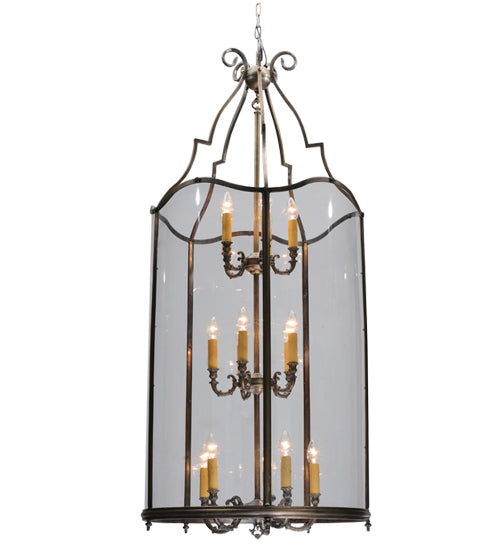 Meyda Tiffany Lighting 113907 Sanctuary 15 Light Pendant Decor Bronze / Dark