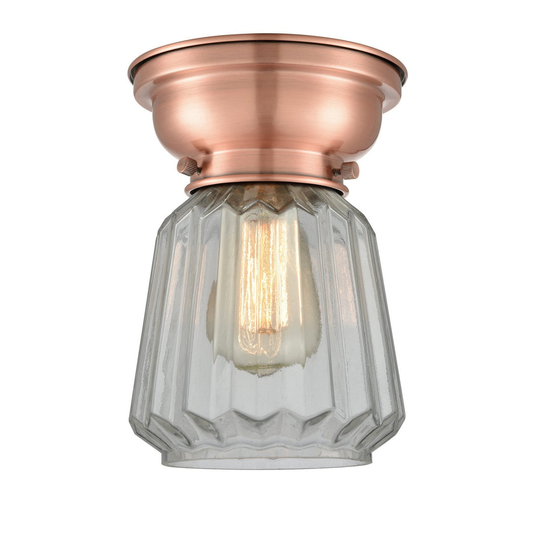 Innovations Aditi 623-1F-AC-G142-LED Ceiling Light - Antique Copper