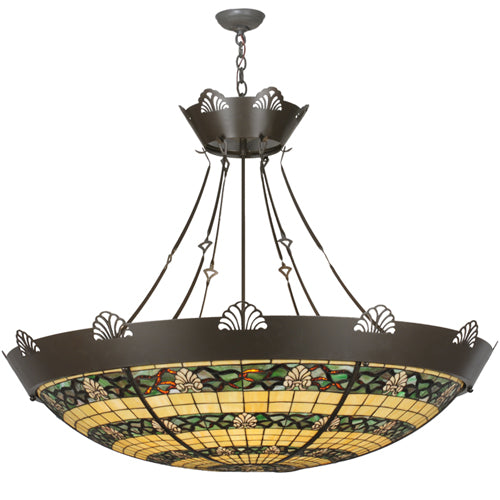 Meyda Tiffany Shell And Ribbon 113950 Pendant Light - Timeless Bronze