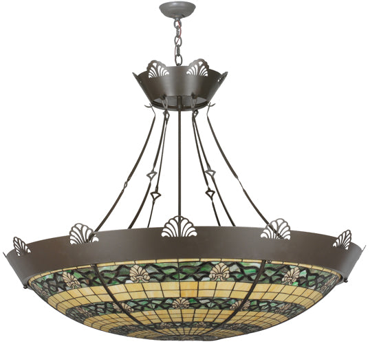 Meyda Tiffany Shell And Ribbon 113950 Pendant Light - Timeless Bronze