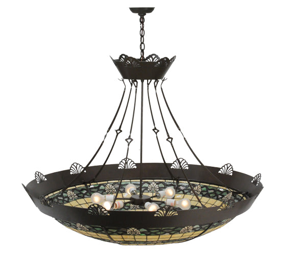 Meyda Tiffany Shell And Ribbon 113950 Pendant Light - Timeless Bronze