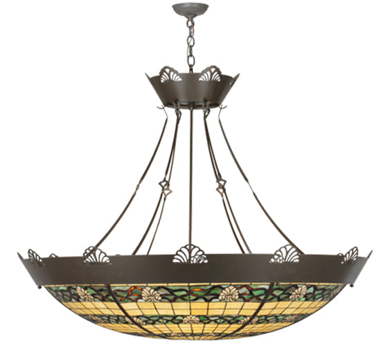 Meyda Tiffany Shell And Ribbon 113950 Pendant Light - Timeless Bronze