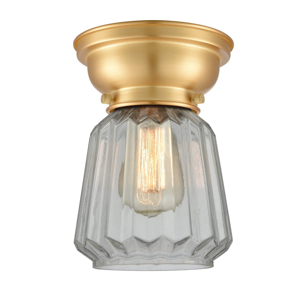 Innovations Aditi 623-1F-SG-G142-LED Ceiling Light - Satin Gold