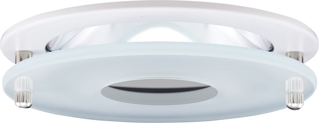 Elco Lighting EL4426W  Reflector With Suspended Glass Recessed Light White