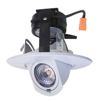 Elco Lighting EL49730W  Led Adjustable Pull Down Recessed Light White