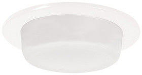Elco Lighting EL5116W  Shower Trim With Opal Drop Lens And Reflector Recessed Light White