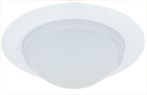 Elco Lighting EL514W  Shower Trim With Diffused Dome Lens Recessed Light White