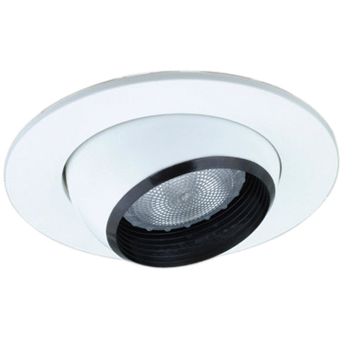 Elco Lighting EL515W  Eyeball With Baffle Trim Recessed Light Black