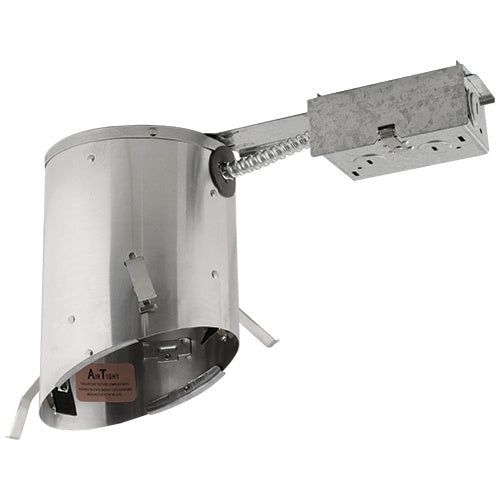 Elco Lighting EL518RICA  Sloped Ceilng Ic Airtight Remodel Housing Recessed Light Pewter, Nickel, Silver