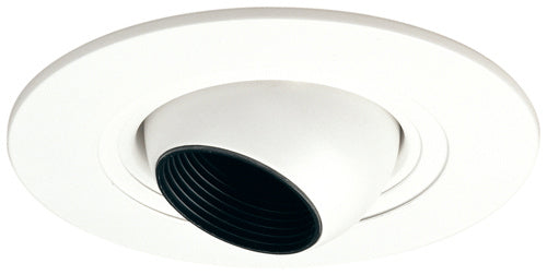 Elco Lighting EL5498W  Adjustable Eyeball Trim Recessed Light White