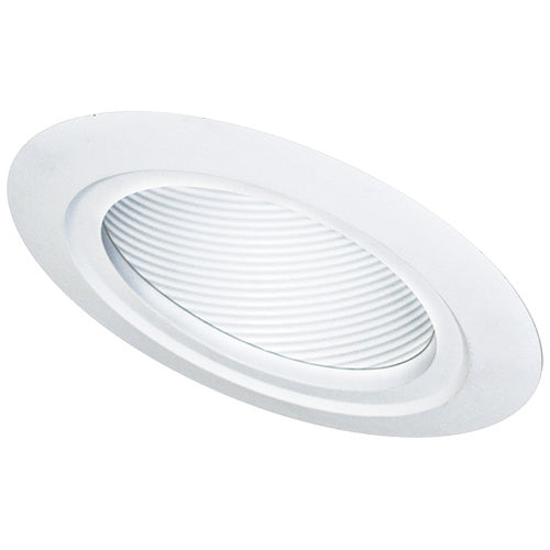 Elco Lighting EL550W  Sloped Baffle Trim Recessed Light White