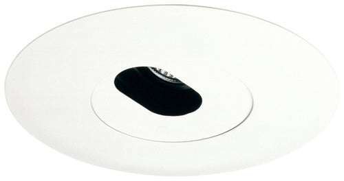 Elco Lighting EL5520W  Adjustable Slot Aperture With Oversized Trim Ring Recessed Light White
