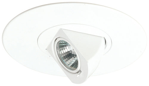 Elco Lighting EL5597W  Drop Adjustable With Oversized Trim Ring Recessed Light White