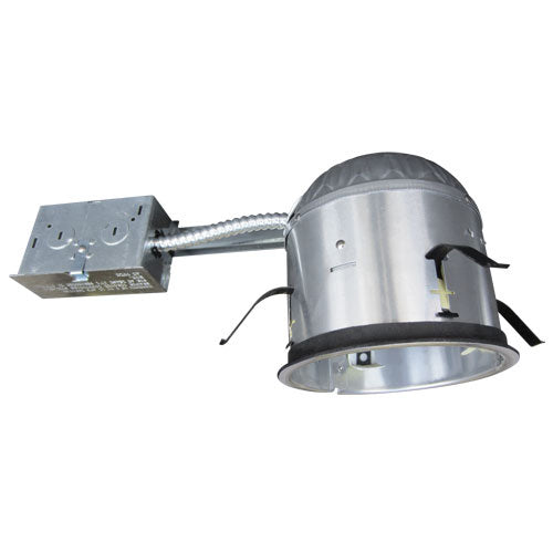 Elco Lighting EL55RICA  Airtight Ic Shallow Remodel Housing Recessed Light Pewter, Nickel, Silver