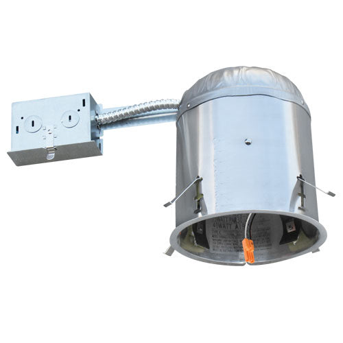 Elco Lighting EL570RICA  Dedicated Led Ic Airtight Remodel Housing Recessed Light Pewter, Nickel, Silver