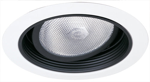Elco Lighting EL576B  Adjustable Gimbal Ring With Baffle Trim Recessed Light Black