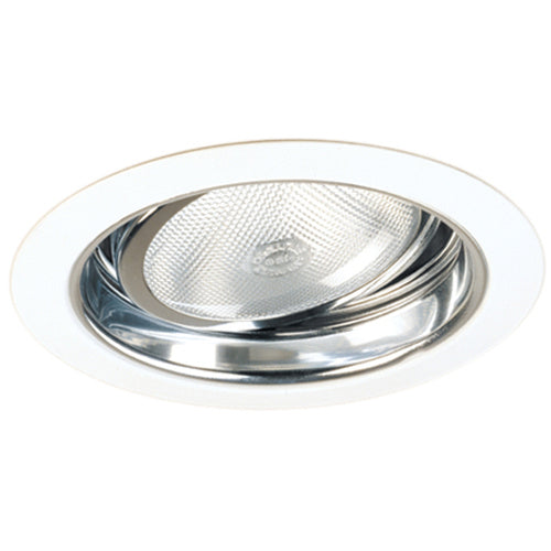 Elco Lighting EL577C  Adjustable Gimbal Ring With Reflector Trim Recessed Light White