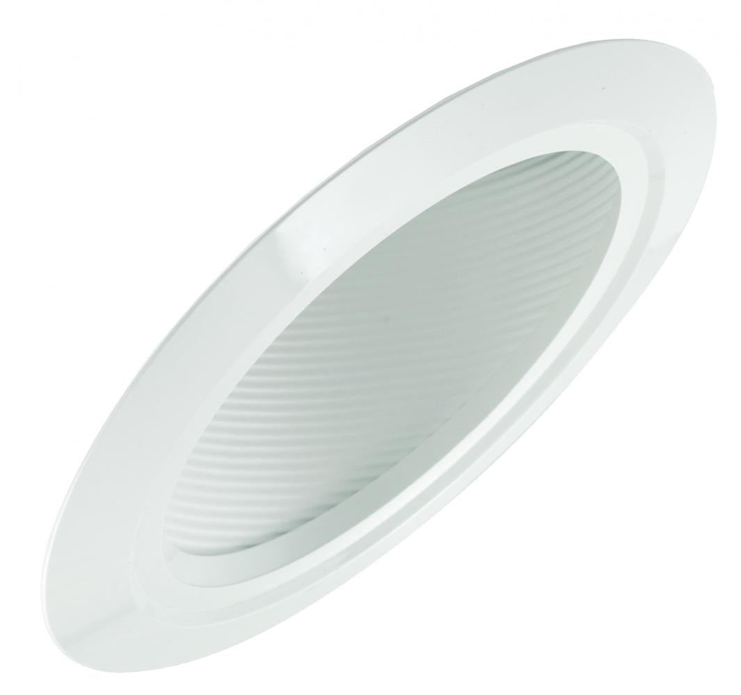 Elco Lighting EL602W  Super Sloped Baffle Trim Recessed Light White