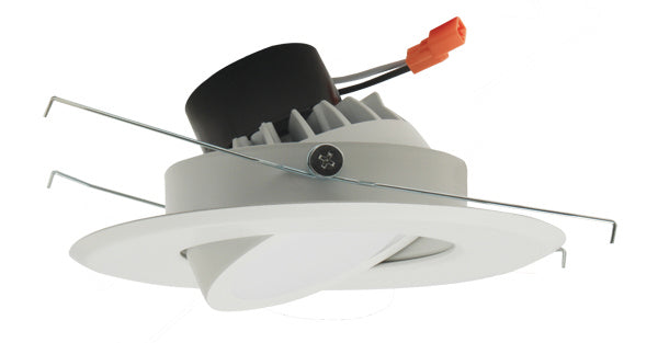 Elco Lighting EL61627W  6`` Led Gimbal Insert 1000Lmn Dim 27K Recessed Light White