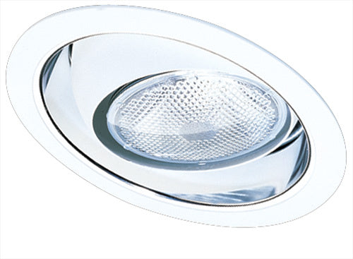 Elco Lighting EL619CW  Sloped Regressed Eyeball Reflector Trim Recessed Light White