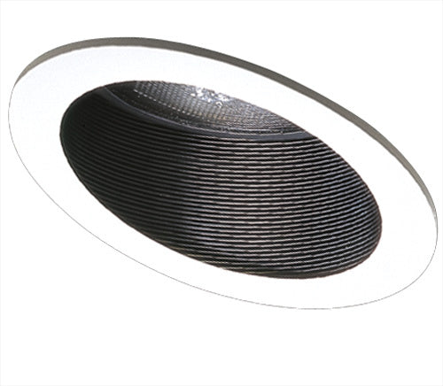 Elco Lighting EL624B  Sloped Adjustable Baffle With Gimbal Ring Trim Recessed Light Black