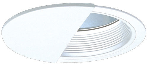 Elco Lighting EL755W  Wall Wash Reflector With Baffle Trim Recessed Light White