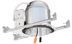 Elco Lighting EL760ICDXA  Shallow New Construction Dedicated Led Housing Recessed Light Pewter, Nickel, Silver