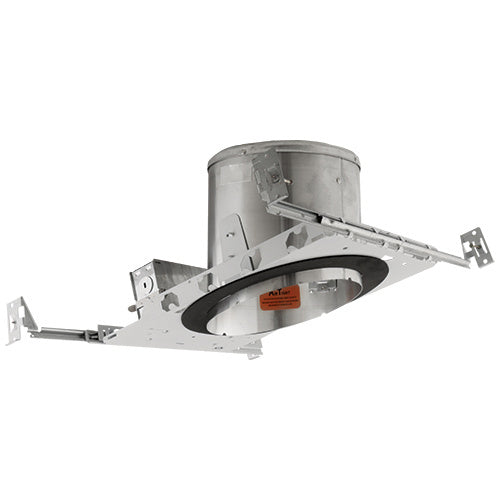 Elco Lighting EL918ICA  Sloped Ceiling Base Ic Airtight Single Wall New Construction Housing Recessed Light Pewter, Nickel, Silver