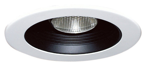 Elco Lighting EL995B  Baffle Trim With Socket Bracket Recessed Light Black