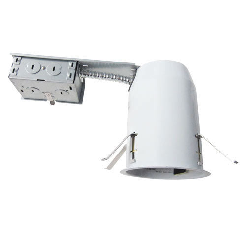 Elco Lighting EL99RICA-G24  Airtight Remodel Ic Housing With Base Socket Recessed Light White