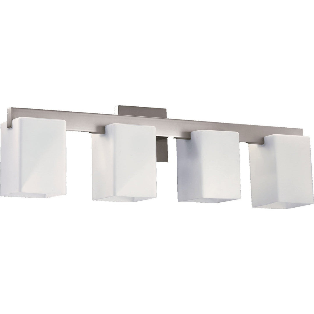 Quorum Modus 5076-4-65 Bath Vanity Light 28 in. wide - Satin Nickel