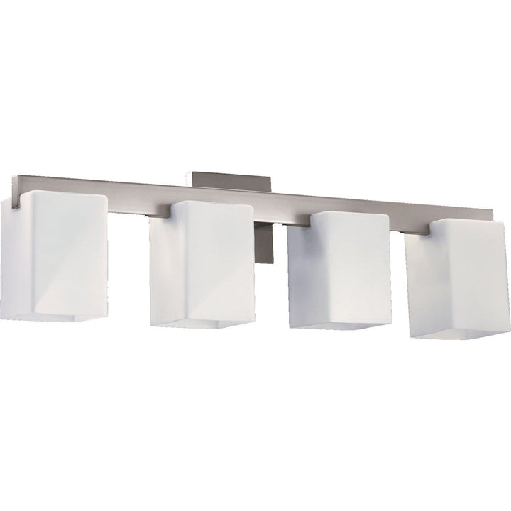 Quorum Modus 5076-4-65 Bath Vanity Light 28 in. wide - Satin Nickel
