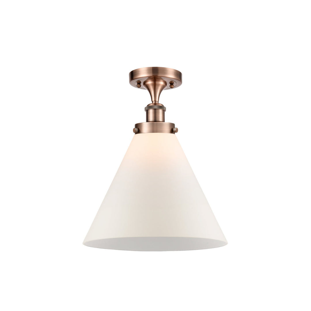 Innovations Ballston Urban 916-1C-AC-G41-L-LED Ceiling Light - Antique Copper
