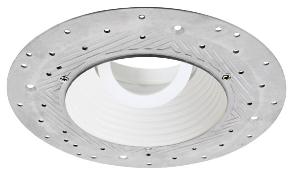 Elco Lighting ELK434W  Trimless Adjustable Baffle Trim Recessed Light White
