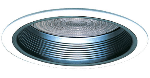 Elco Lighting ELM43B  Baffle With Regressed Fresnel Lens Trim Recessed Light Black