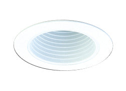 Elco Lighting ELP530KW  Phenolic Baffle Trim With Socket Bracket Recessed Light White