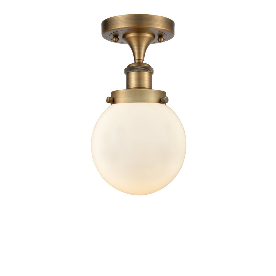 Innovations Ballston Urban 916-1C-BB-G201-6 Ceiling Light - Brushed Brass
