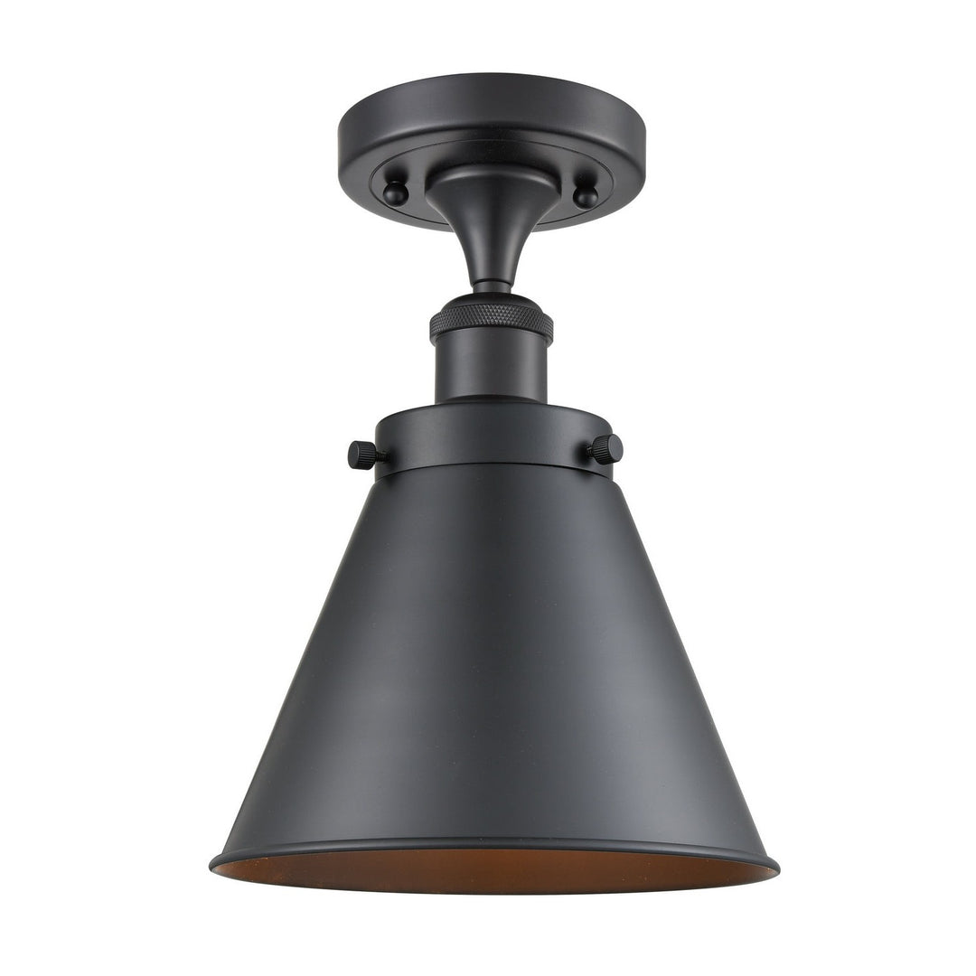 Innovations Ballston Urban 916-1C-BK-M13 Ceiling Light - Matte Black