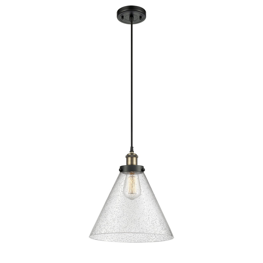 Innovations Ballston Urban 916-1P-BAB-G44-L Pendant Light - Black Antique Brass