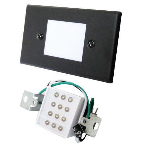 Elco Lighting ELST66B  Mini Led Step Light Utility Light Black