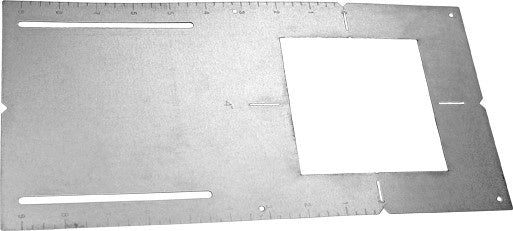 Elco Lighting EMPSQ4  New Construction Mounting Plate Decor Pewter, Nickel, Silver