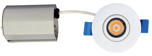 Elco Lighting ERT21830W  Led Gimbal Lights (350 Lm) Decor White