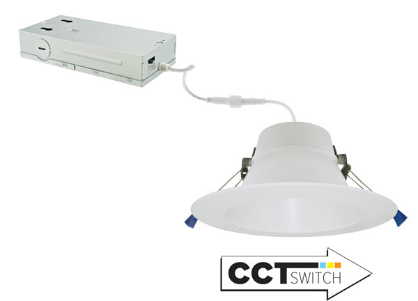Elco Lighting ERT625CT5W  Led Recessed Downlights With 5-Cct Switch Recessed Light White