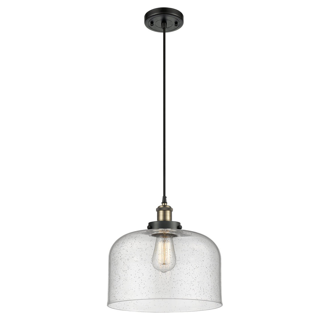 Innovations Ballston Urban 916-1P-BAB-G74-L Pendant Light - Black Antique Brass