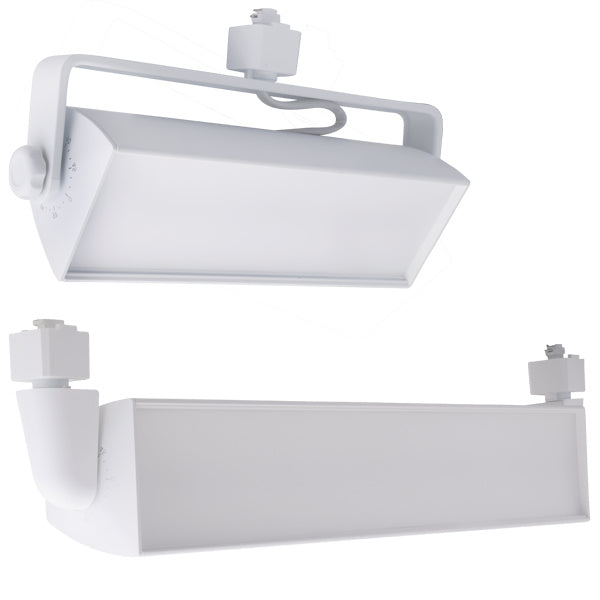 Elco Lighting ETW4130W  Led Distell Wall Wash Track Fixture Track Light White