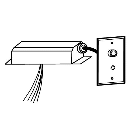 Elco Lighting KEM-P32  Battery Backup Utility Light Bronze / Dark