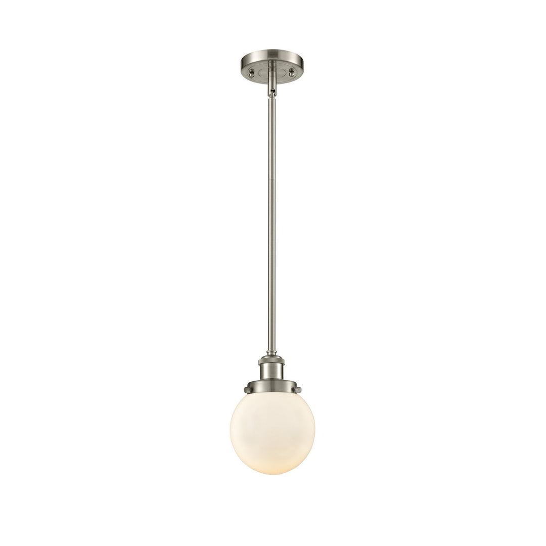 Innovations Ballston Urban 916-1S-SN-G201-6-LED Pendant Light - Brushed Satin Nickel