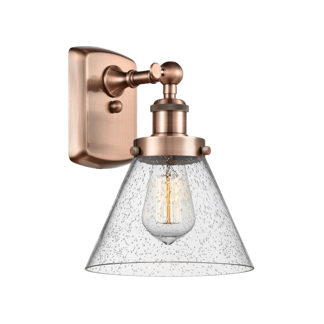 Innovations Ballston Urban 916-1W-AC-G44 Wall Sconce Light - Antique Copper