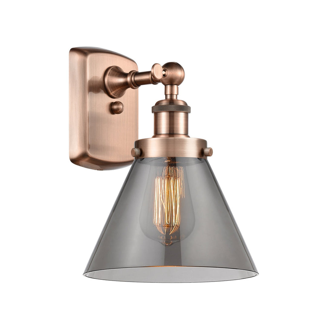 Innovations Ballston Urban 916-1W-AC-G43 Wall Sconce Light - Antique Copper
